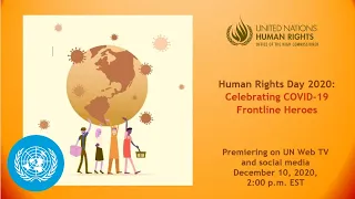 Celebrating COVID-19 Frontline Heroes - Human Rights Day 2020