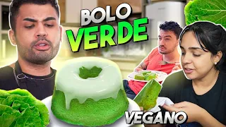 FIZ O BOLO VERDE VEGANO PROS MEUS AMIGOS!