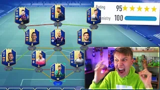 FULL TOTS 195 RATED FUT DRAFT GLITCH!! (FIFA 19)