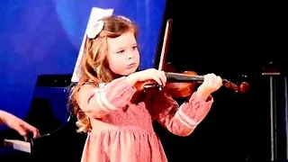 Лия Сидоренко, 6 лет. Скрипка. 🎻 "Колыбельная".