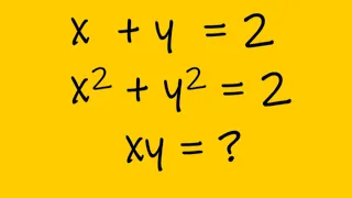 Japanese math olympiad |  nice algebra problem | find value xy =?