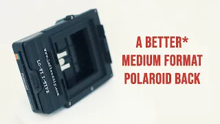 A NEW medium format Polaroid back - Lofi and DIY Mamiya Universal Press back REVIEW