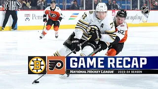 Bruins @ Flyers 1/27 | NHL Highlights 2024