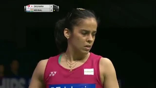 TOTAL BWF World Championships 2017 | Badminton SF M5-WS | Nozomi Okuhara vs Saina Nehwal