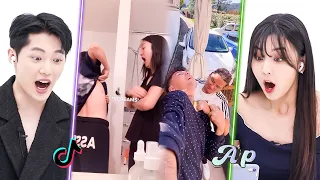 Are All Parents the Same?! 2 Idols' Reaction to TikTok 'Tattoo' Prank  | asopo