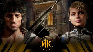 Mortal Kombat 11 - Rambo Vs Cassie Cage (Very Hard)