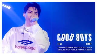 [4K] 240414 이진혁(LEE JIN HYUK) 'GOOD BOYS(Feat.JUNNY)' 신곡 선공개 세로캠 @ 2024 Buzzerbeat Festival