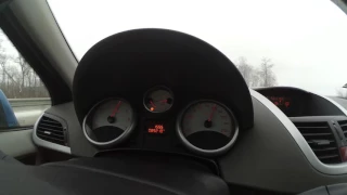 Расход топлива на Peugeot 207 при 130 кмчас