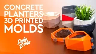 3D Printed Concrete Planter Mold / Anet A6 / Molde Maceteros de Cemento impresos en 3D