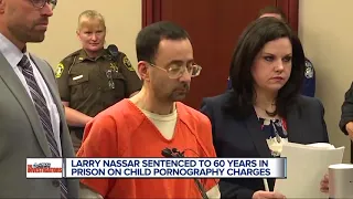 Larry Nassar sentenced to 60 years in prison on child pornography charges