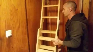 homemade attic ladder