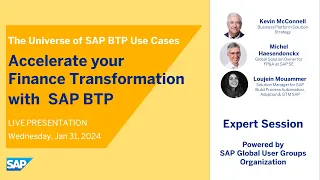 Accelerate your Finance Transformation with SAP BTP  - The Universe of SAP BTP Use Cases 💫