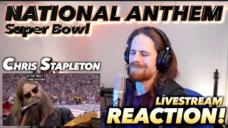 Chris Stapleton sings the National Anthem at Super Bowl FIRST REACTION! (WOW, WHAT A VOICE!!!)