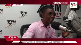Midday News is live with Eric Mawuena Egbeta on 3FM 927 (25-04-2022)