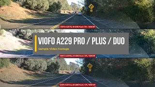 VIOFO A229 Pro / Plus / Duo Video Samples