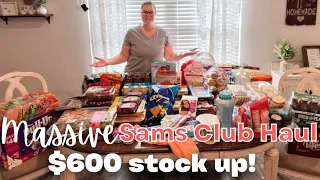 MASSIVE $600 SAMS CLUB HAUL