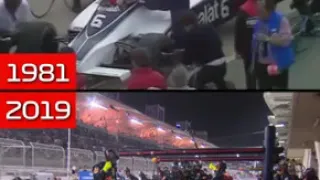 Pit stop 1981 Vs 2019