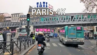 Paris 4K - Driving Downtown - Quartier Pigalle
