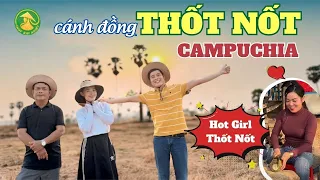 Buổi chiều trên cánh đồng thốt nốt ở Campuchia |Thuỳ Kim Khiết và SP Khương Dừa gặp hotgirl thốt nốt