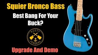 Squier Bronco Bass Mod & Sound Demo