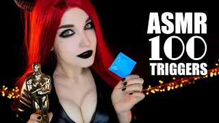 🔥 ASMR 100 FAST TRIGGERS in 9 minutes 😈 АСМР 100 БЫСТРЫХ ТРИГГЕРОВ за 9 МИНУТ