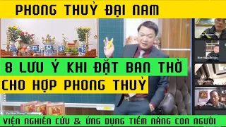 8 LƯU Ý KHI ĐẶT BÀN THỜ SAO CHO HỢP PHONG THUỶ