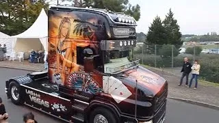 Most trucks at the 24h Camions Le Mans after truck parade-  Le Mans France 2015 / Part 1