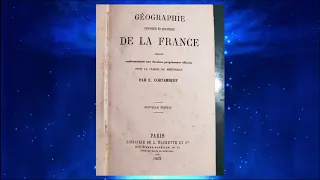 Французский учебник географии 1859 г. Невероятная информация которой более 160 лет.