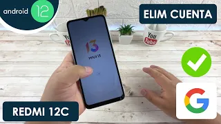 Eliminar Cuenta de Google Xiaomi Redmi 12C | Android 12