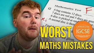 The 3 WORST iGCSE Maths Mistakes To Avoid!