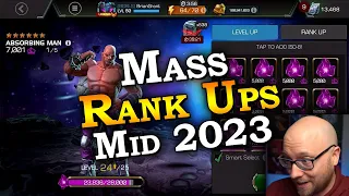 Mass Rank Ups - Mid 2023