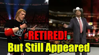 4 WWE Superstars Who Retired From WWE But Still Appeared In A WWE Games Storyline