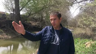 Житель поселка Морской в Астрахани Дмитрий Климчук рассказал о проблеме с рекой