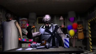 SLENDRINA GRANNY IN FNAF 6 CHASE ANIMATION FPS