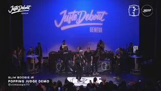 Slim Boogie - Judge demo Juste Debout Geneva 2020