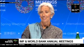 IMF and World Bank hold annual meetings in Washington