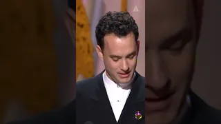 Oscar Winner Tom Hanks Gets Emotional at the Oscars