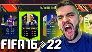 HISTÓRICO!! FUT DRAFT DO FIFA 16 AO FIFA 22!!! O MAIOR DRAFTFLIX DA HISTÓRIA