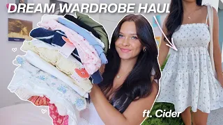 DREAM WARDROBE TRY ON HAUL ft. Cider | affordable + trendy