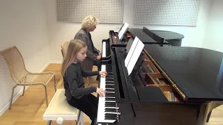 10.11.2019 Katya Gringolts: Mira Marchenko piano master-class at Zakhar Bron School of Music, Zurich