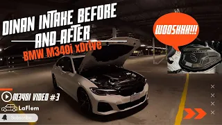 Dinan Intake Before & After | 2020 BMW M340i xdrive