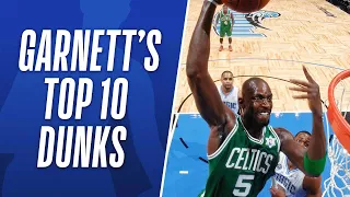 Kevin Garnett's Top 10 Career NBA Dunks!