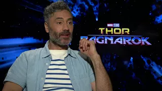 Thor: Ragnarok: Director Taika Waititi Official Movie Interview | ScreenSlam