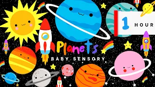 Dancing Planets: Magical Space Adventure - Baby Sensory with Colorful Rockets, Planets [0-2 Yrs]
