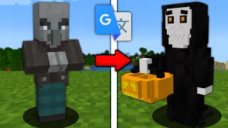 Ich Google Übersetze Minecraft Mobs (XXL) ...