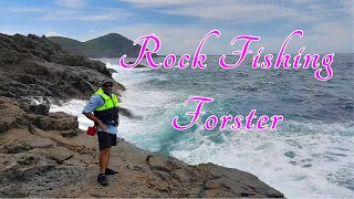 Rock Fishing  in Forster NSW