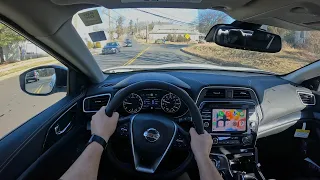 2022 Nissan Maxima POV Test Drive - Great Car But Little Behind￼