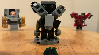 I REMADE Tv Titan In LEGO (FULL TUTORIAL) From Skibidi Toilet