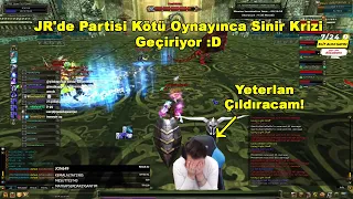 1ST3NM1 - JR'de Partisi Kötü Oynayınca Sinir Krizi Geçiriyor :D | Knight Online