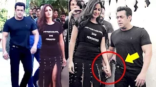 Salman Khan Walks OPENLY With GIRLFRIEND Katrina Kaif At Tiger Zinda Hai Promotions